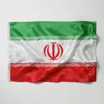 پرچم ایران ساتن ایرانی با جاچوب 80*140 thumb 1