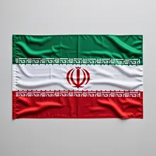 پرچم ایران ساتن ایرانی با جاچوب 120*210 gallery0