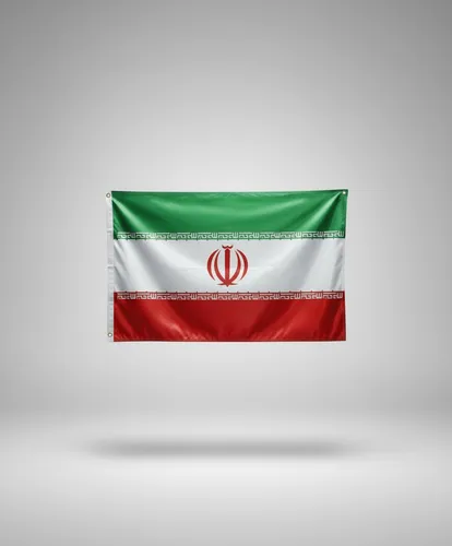 پرچم ایران ساتن ایرانی مدل پانچ ابعاد 120×210