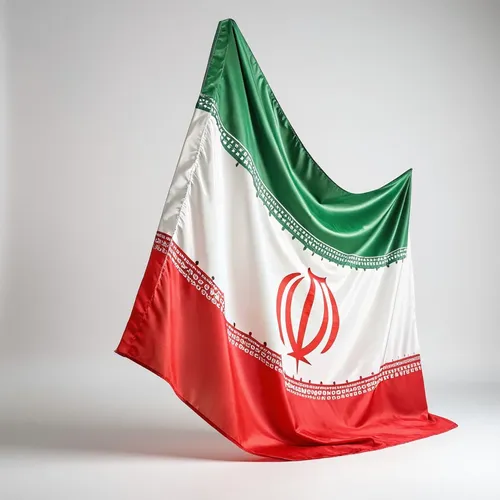 پرچم ایران سوپر ساتن درجه 1 — 70×120 | دوخت جاچوب